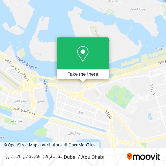 مقبرة أم النار القديمة لغير المسلمين map