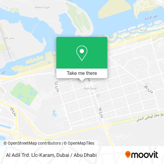 Al Adil Trd. Llc-Karam map