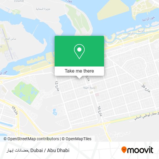 حضانات إبهار map