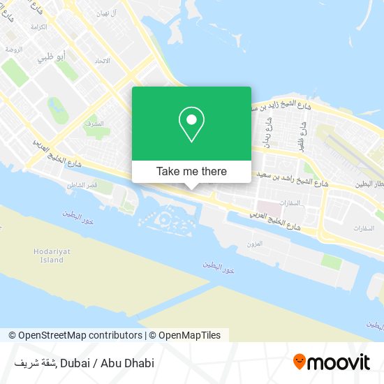 شقة شريف map