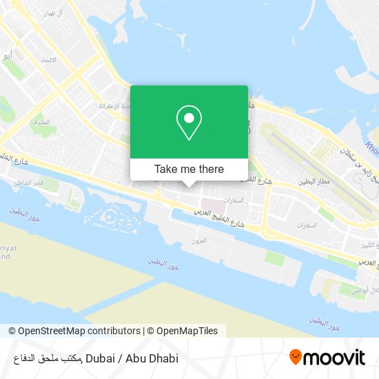 مكتب ملحق الدفاع map