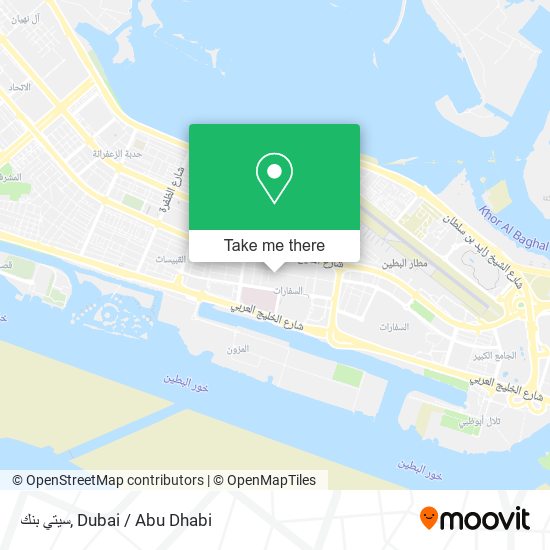 سيتي بنك map