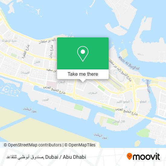 صندوق أبوظبي للتقاعد map