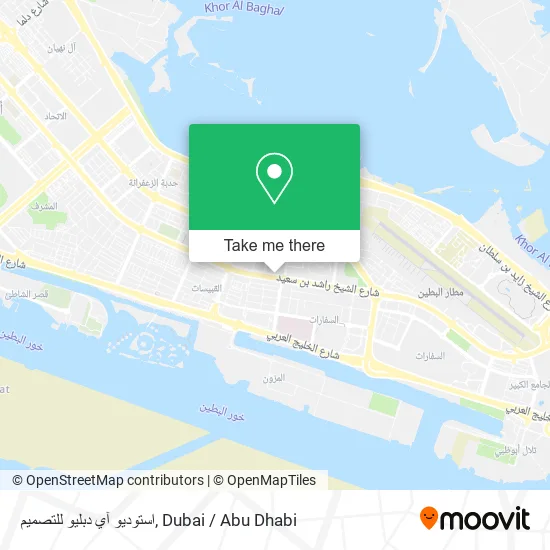 استوديو آي دبليو للتصميم map