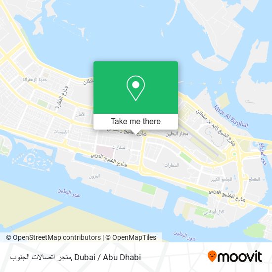 متجر اتصالات الجنوب map