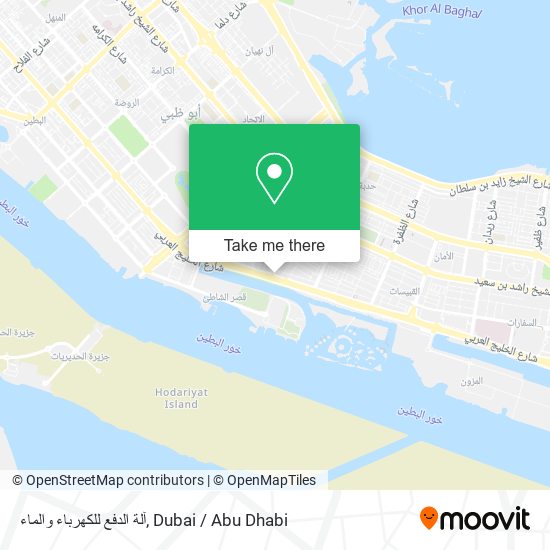 آلة الدفع للكهرباء والماء map