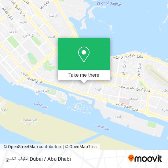 أطياب الخليج map