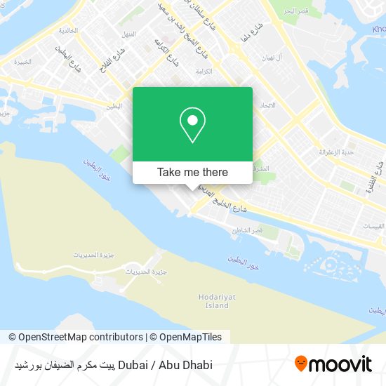 بيت مكرم الضيفان بورشيد map