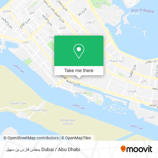 مجلس فارس بن سهيل map