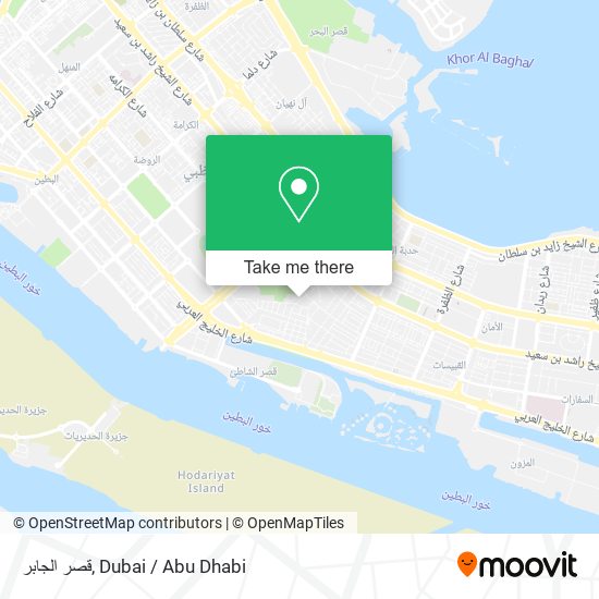 قصر الجابر map