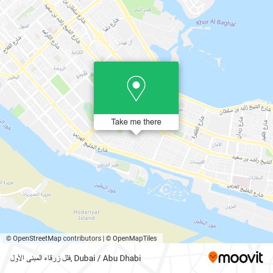 فلل زرقاء المبنى الأول map