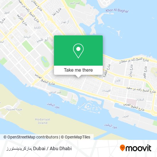 ماركريدينستورز map