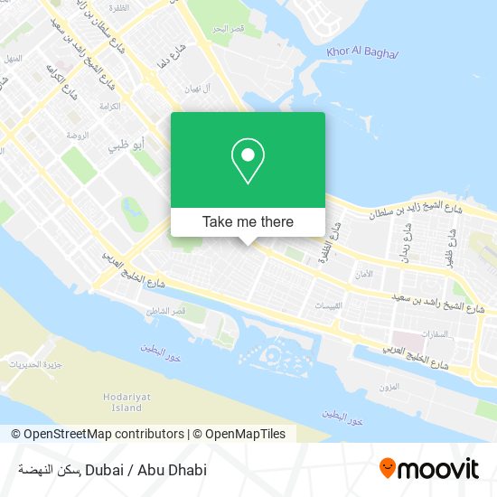 سكن النهضة map
