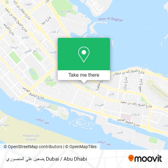 ضعين علي المنصوري map