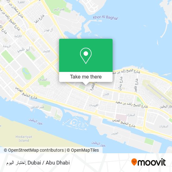 اختبار اليوم map