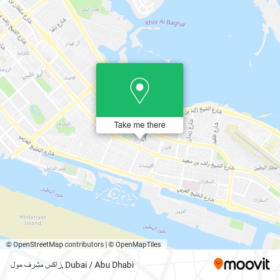 زاكس مشرف مول map