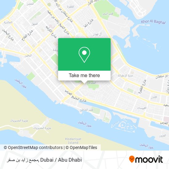 مجمع زايد بن صقر map