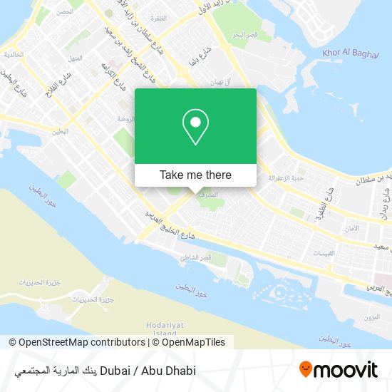 بنك المارية المجتمعي map