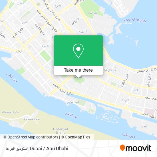 استوديو اليوغا map