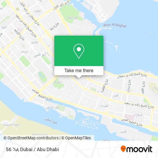 فيلا 56 map