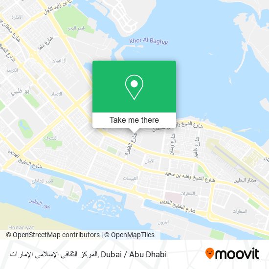 المركز الثقافي الإسلامي الإمارات map