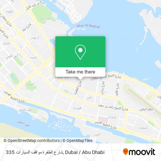 335 شارع الظفرة مواقف السيارات map