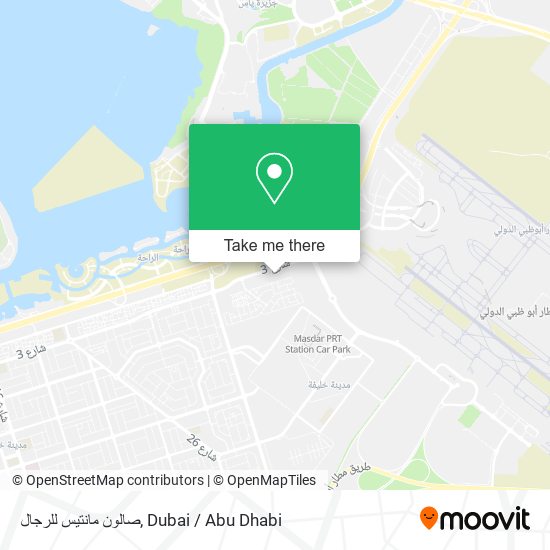 صالون مانتيس للرجال map
