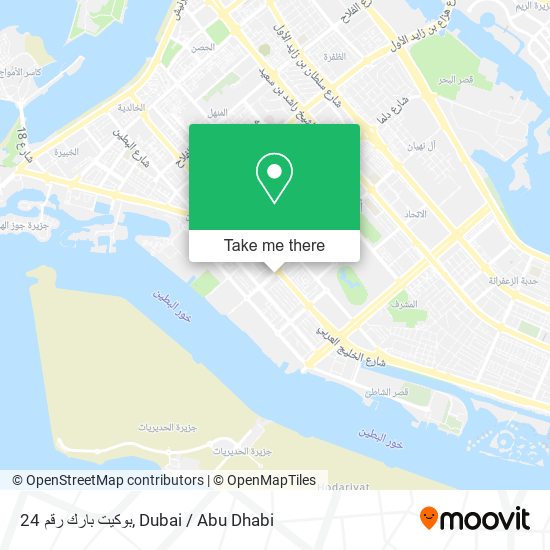 بوكيت بارك رقم 24 map