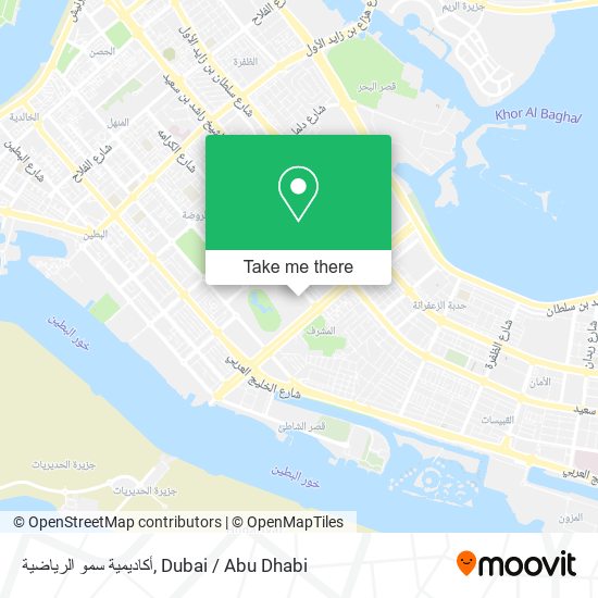 أكاديمية سمو الرياضية map