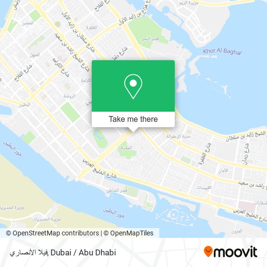 فيلا الأنصاري map