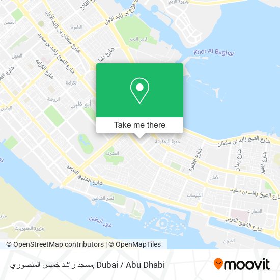 مسجد راشد خميس المنصوري map
