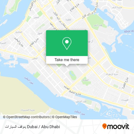 موقف السيارات map