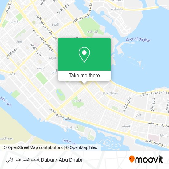 أديب الصراف الآلي map