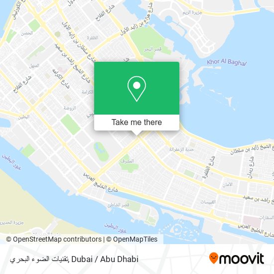 تقنيات الضوء البحري map