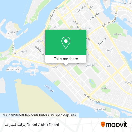 موقف السيارات map