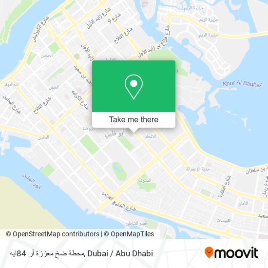 محطة ضخ معززة آر 84ايه map