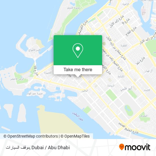 موقف السيارات map