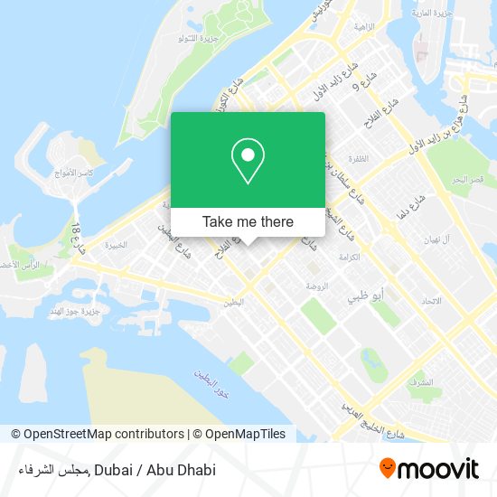 مجلس الشرفاء map