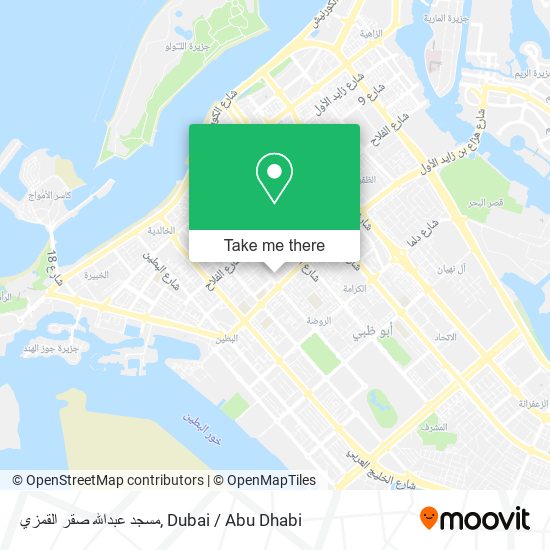 مسجد عبدالله صقر القمزي map