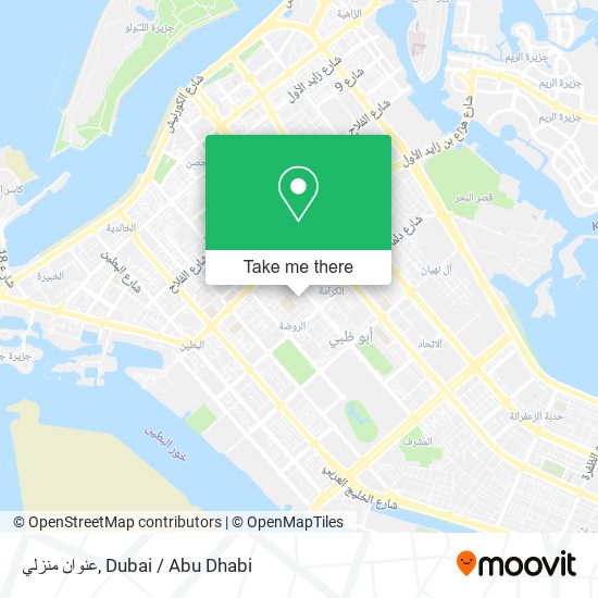 عنوان منزلي map