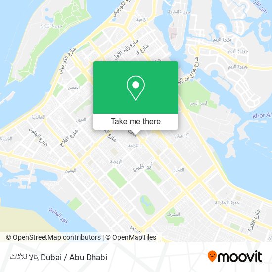 تالا للأثاث map