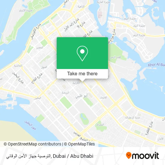 التوصية جهاز الأمن الوقائي map