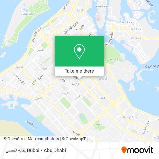 بناية القبيسي map