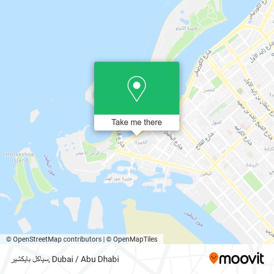 سياكل بايكشير map