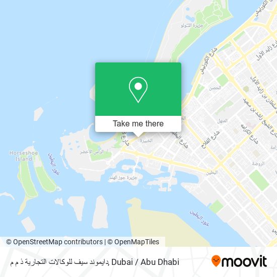 دايموند سيف للوكالات التجارية ذ م م map