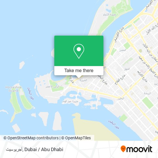 أجريوسيت map