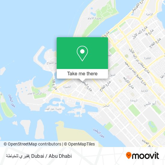 فقيري للخياطة map