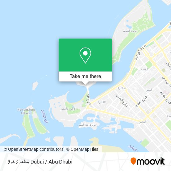 مطعم تركواز map