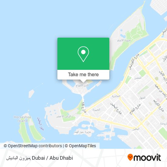 ميزون الباديش map
