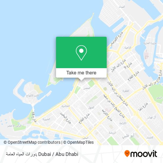 دورات المياه العامة map